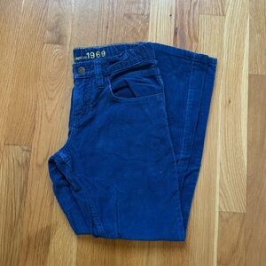 Gap Kids 1969 Boys Blue Straight Corduroy Pants